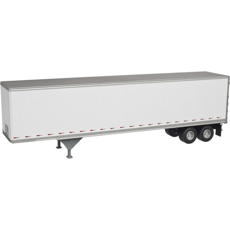 Pines 45' Trailer - Assembled -- Painted, Unlettered (white w/red & white Reflective Stripes)