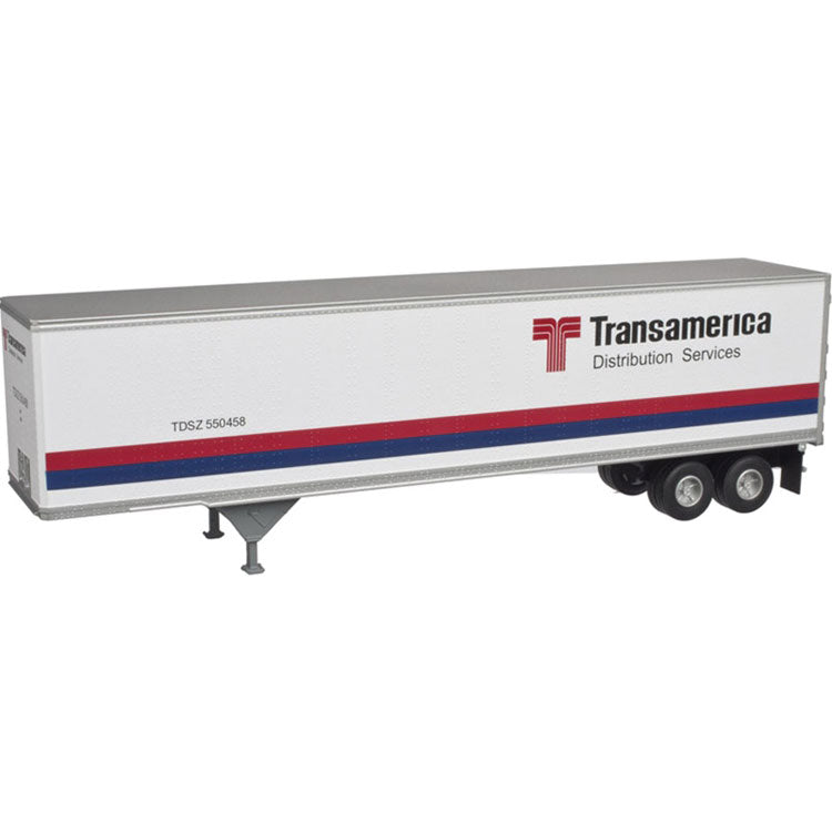 Pines 45' Trailer - Assembled -- Transamerica Distribution #550458 (white, red, yellow)