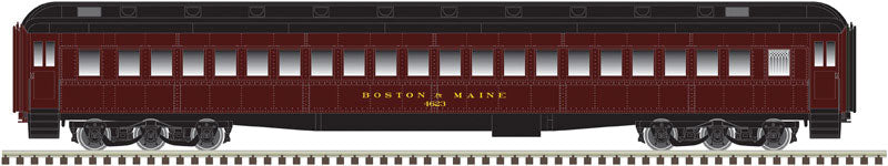 Heavyweight Single-Window Coach - Ready to Run - Master(R) -- Boston & Maine #4623 (maroon, black)