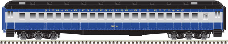 Heavyweight Single-Window Coach - Ready to Run - Master(R) -- Richmond, Fredericksburg & Potomac #517 (blue, gray, black)