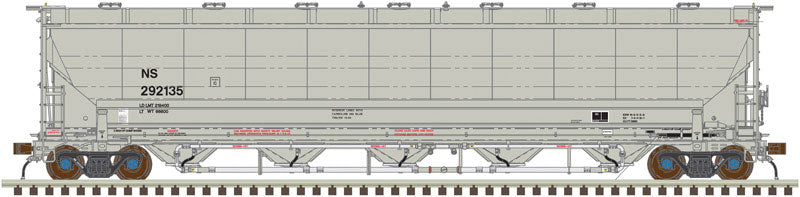 Trinity 5660 PD Covered Hopper - Ready to Run -- Norfolk Southern #292148