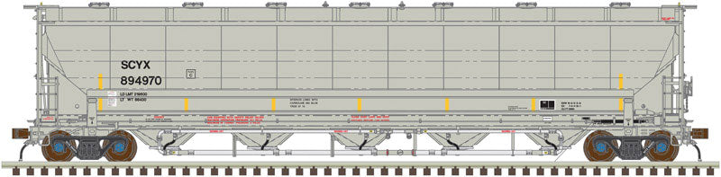 Trinity 5660 PD Covered Hopper - Ready to Run -- First Union SCYX #894923
