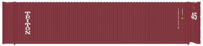 45' Corrugated Container 3-Pack - Assembled -- Triton Set 2 (red)