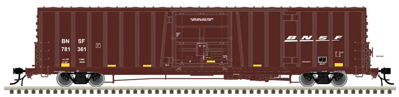 Class BX-177 Plug-Door Boxcar - Ready to Run - Master(R) -- BNSF Railway 781361 (Boxcar Red, white, yellow Conspicuity Marks)