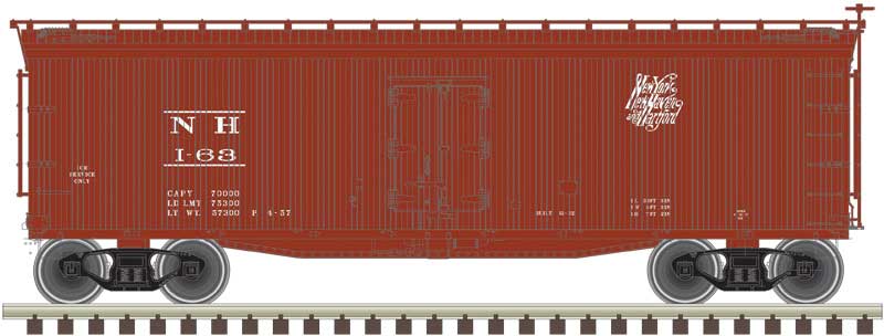 40' Wood Reefer - Ready to Run - Master(R) -- New Haven 63 (Ice Service, Boxcar Red)