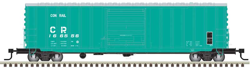ACF Precision-Design Rib-Side 50' Boxcar - Ready to Run - Master(R) -- Conrail #167956 (Ex-Conrail, Jade Green)