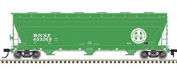 ACF 4650 Centerflow Covered Hopper - Ready to Run - Master(R) -- Burlington Northern Santa Fe #403371 (Cascade Green, Large Circle-Cross Logo