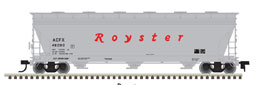 ACF 4650 Centerflow Covered Hopper - Ready to Run - Master(R) -- Royster ACFX 48088 (gray, red)