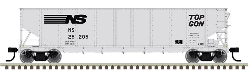 286K TopGon Coal Gondola - Ready to Run - Master(R) -- Norfolk Southern 25155 (9-96 Scheme, gray, black)
