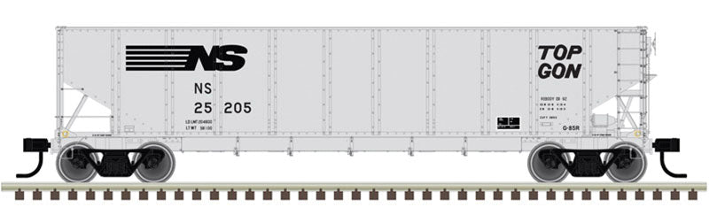 286K TopGon Coal Gondola - Ready to Run - Master(R) -- Norfolk Southern 25196 (9-96 Scheme, gray, black)