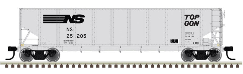 286K TopGon Coal Gondola - Ready to Run - Master(R) -- Norfolk Southern 25148 (9-96 Scheme, gray, black)