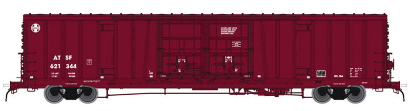 Santa Fe Class BX-166 62' Beer Boxcar - Ready to Run -- Atchison, Topeka & Santa Fe #621427 (Berwind Repaint Version J, Boxcar Red)