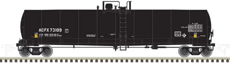 ACF 23,500-Gallon Tank Car - Ready-to-Run -- ACFX #73109 (black, Asphalt Service)