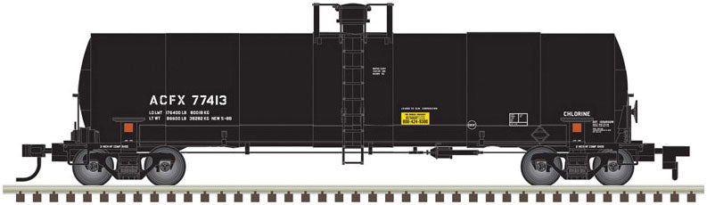 ACF 17,360-Gallon Tank Car - Ready to Run - Master(R) -- Olin ACFX 77413 (black)