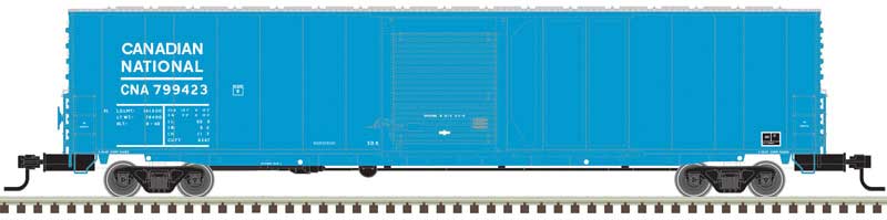 ACF 60' Single-Door Auto Parts Boxcar - Ready to Run - Master(R) -- Canadian National CNA #799441 (blue)