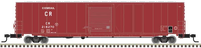 ACF 60' Single-Door Auto Parts Boxcar - Ready to Run - Master(R) -- Conrail 216270 (Boxcar Red, Small 1970s Temporary Lettering)