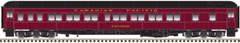 Pullman Heavyweight 8-1-2 Sleeper - Ready to Run - Master(R) -- Canadian Pacific "Mountaineer" (maroon, black)
