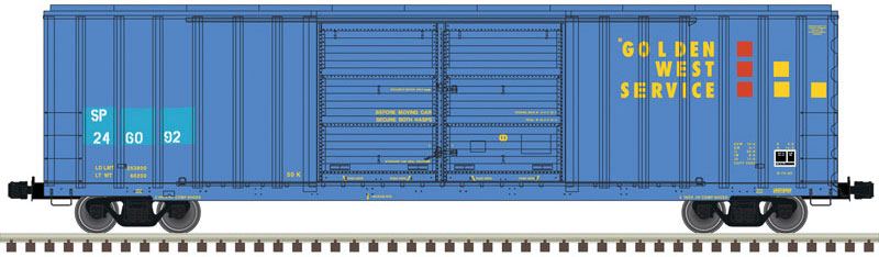 FMC 5503 52' Double-Door Boxcar - Ready to Run - Master(R) -- Southern Pacific 246181 (Ex-GVSR, blue, yellow, red)