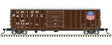 ACF 50' Precision Design Rib-Side Boxcar - Ready to Run - Master(R) -- Union Pacific #553245 (Boxcar Red, white)
