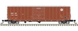 ACF 50' Precision Design Rib-Side Boxcar - Ready to Run - Master(R) -- Burlington Northern Santa Fe #723016 (Boxcar Red, white)