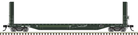 51'6" Bulkhead Flatcar - Ready to Run - Master(R) -- Indiana Harbor Belt #18228 (black, white)