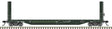 51'6" Bulkhead Flatcar - Ready to Run - Master(R) -- Indiana Harbor Belt #18347 (black, white)