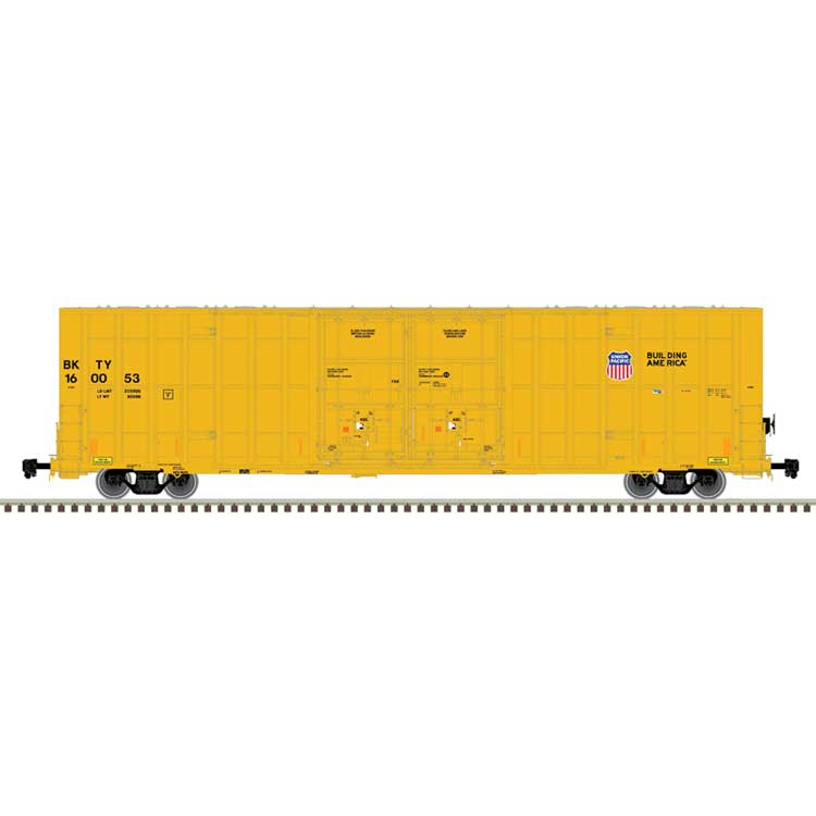 Gunderson 7550 Double Plug-Door Boxcar - Ready to Run - Master(R) -- Union Pacific BKTY #160027 (yellow)