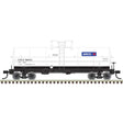 11,000-Gallon Tank Car w/Platform - Ready to Run - Master(R) -- Arco UTLX #96814 (white, blue, red)