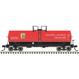 11,000-Gallon Tank Car w/Platform - Ready to Run - Master(R) -- PPG Columbia Southern GATX #37233 (orange, yellow, black)