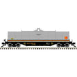42' Coil Steel Car with Fishbelly Side Sill - Ready to Run - Master -- Kansas City Southern #720023 (gray, black, red, yellow)
