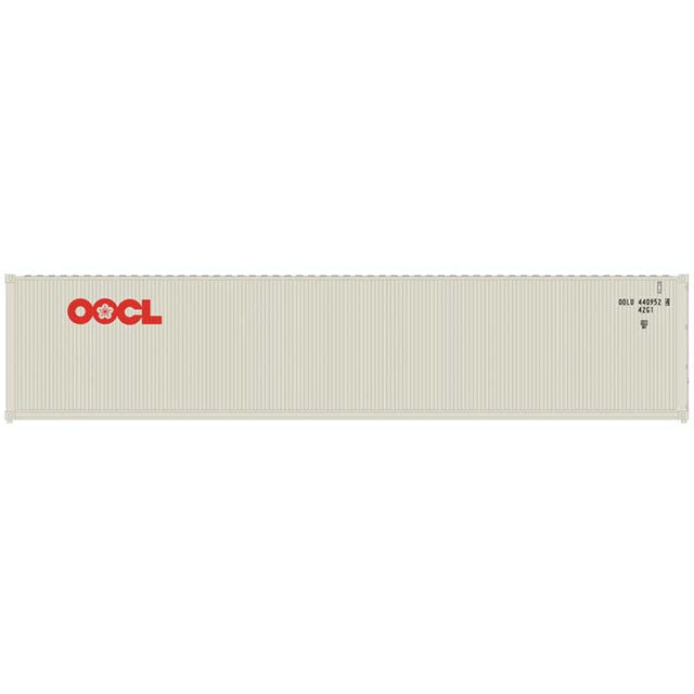 40' Standard-Height Container 3-Pack - Assembled - Master(R) -- Orient Overseas Container Line Set #1 (gray, red)