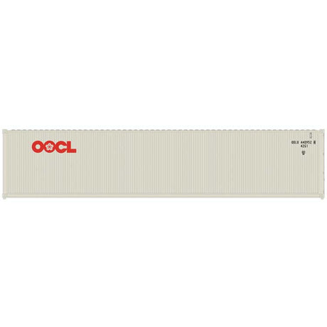 40' Standard-Height Container 3-Pack - Assembled - Master(R) -- Orient Overseas Container Line Set #2 (gray, red)