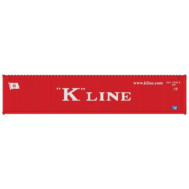 40' Standard-Height Container 3-Pack - Assembled - Master(R) -- K-Line Set #1 (red, white)