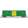 CNCF 5000 50' Boxcar - Ready to Run - Master(R) -- Birmingham Southern #302 (green, yellow)