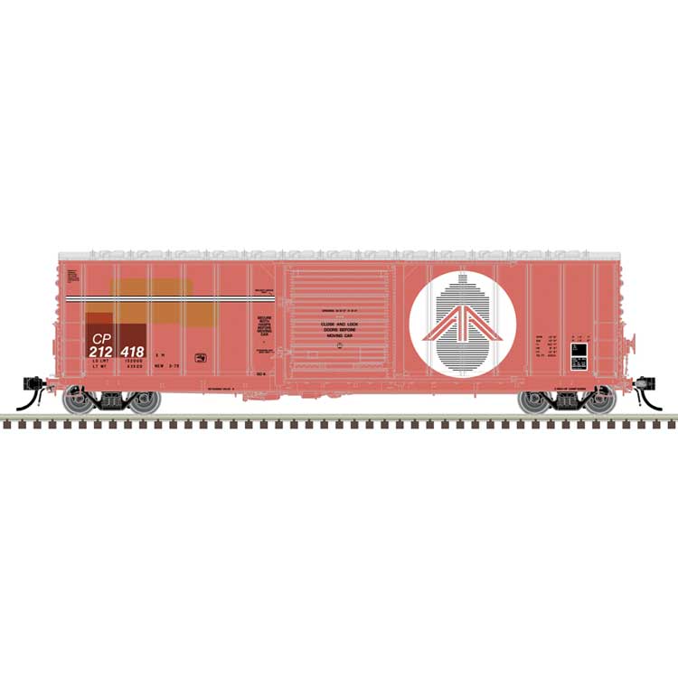 CNCF 5000 50' Boxcar - Ready to Run - Master(R) -- Canadian Pacific #212553 (Ex-Ann Arbor Patched, orange, white, black)