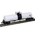 ACF 17,360-Gallon Tank Car - Ready to Run - Master(R) -- Olin Corp. ACFX #77387 (Care Car, white, black, red)