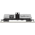 ACF 17,360-Gallon Tank Car - Ready to Run - Master(R) -- Stauffer Chemical ACFX #85290 (gray, white, black)