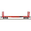 42' Pulpwood Flatcar with Load - Ready to Run -- Maine Central #8052 (red)