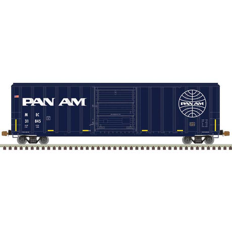 FMC 5347 Single-Door Boxcar - Ready to Run - Master(R) -- PanAm Railways #31845 (blue, white)