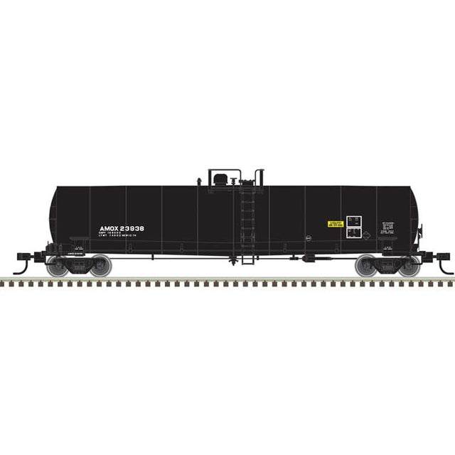 ACF 23,500-Gallon Tank Car - Ready to Run - Master(R) -- Amoco #23930 (black, Reporting Marks Only)