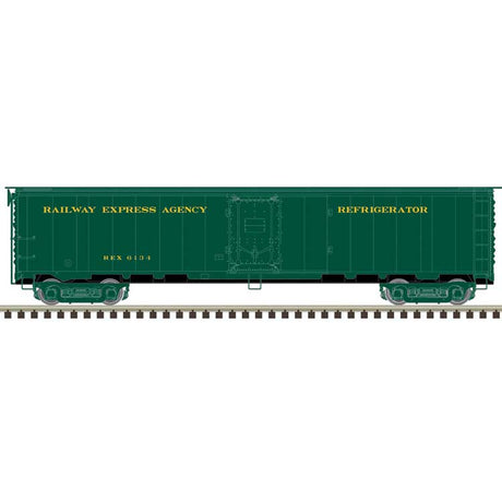ACF/REA Steel Express Reefer - Ready to Run - Master(R) -- Railway Express Agency #6383 (Early 1950s, green)