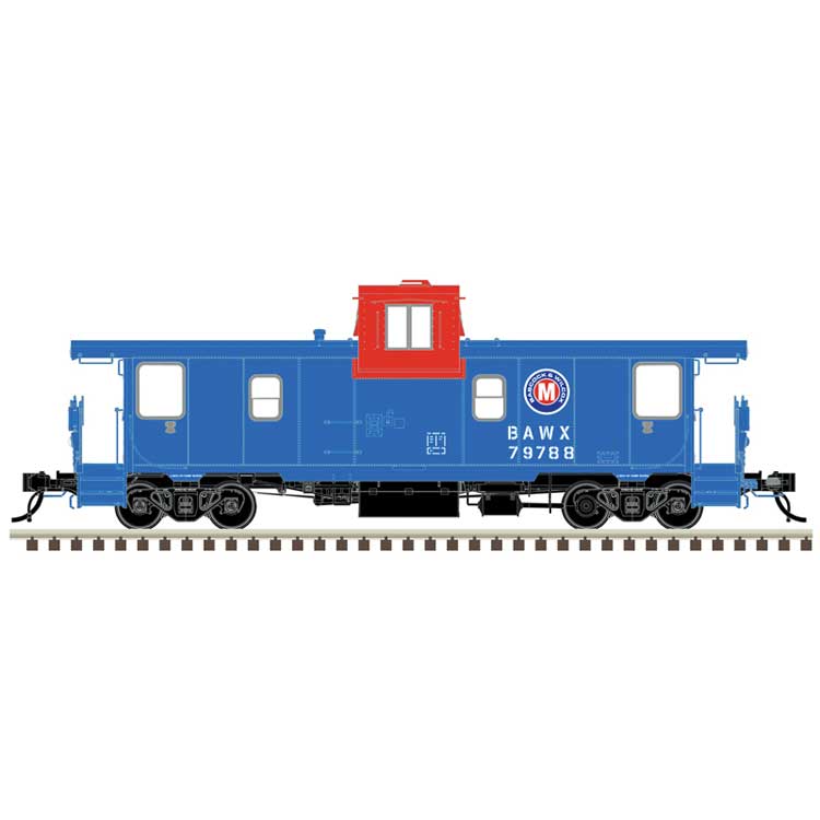 Pointe Ste. Charles PSC Caboose - Ready to Run -- Babcock and Wilcox BAWX #79788 (blue, red)
