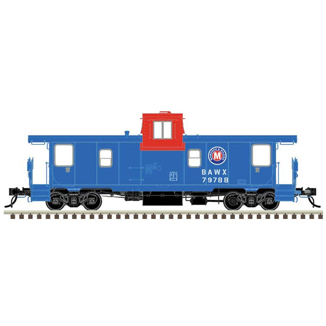 Pointe Ste. Charles PSC Caboose - Ready to Run -- Babcock and Wilcox BAWX #79788 (blue, red)