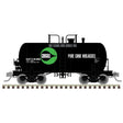 10,000-Gallon Beer Can Tank Car - Ready to Run -- Cargill GATX #91380 (black, green, white)