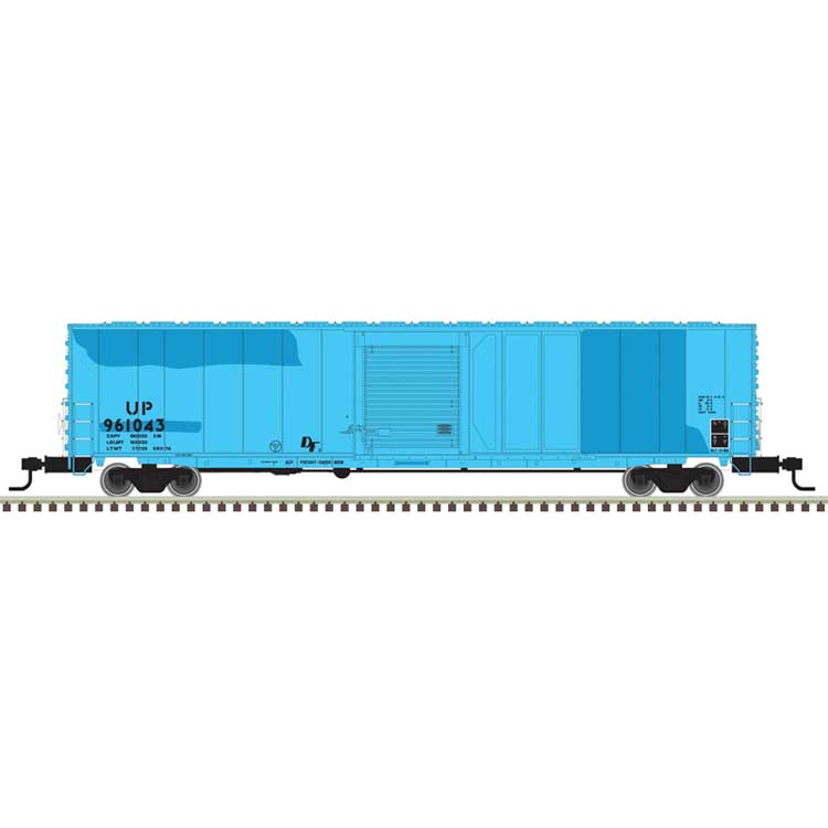 ACF 60' Single-Door Auto Parts Boxcar - Ready to Run - Master(R) -- Union Pacific #961043 (Ex-RI, patched blue)
