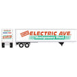 45' Pines Trailer - Assembled -- Montgomery Ward #4128 (white, red, green)