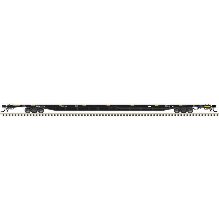 ACF 89' 4" Intermodal Flatcar - Ready to Run - Master(R) -- Environmental Protection & Improvement Company EPIX #91317 (black, yellow)