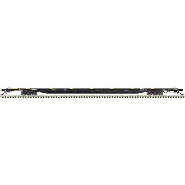ACF 89' 4" Intermodal Flatcar - Ready to Run - Master(R) -- Environmental Protection & Improvement Company EPIX #91317 (black, yellow)