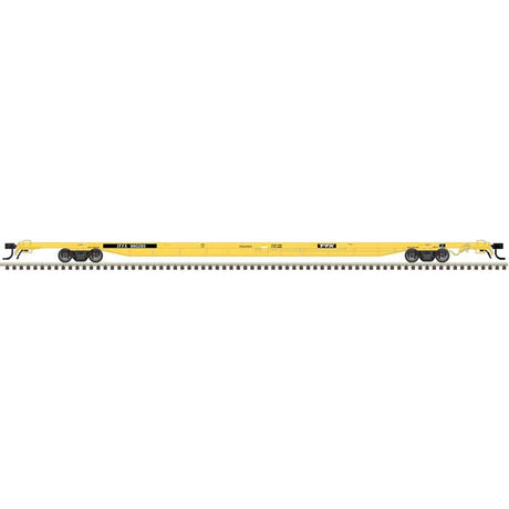 ACF 89' 4" Intermodal Flatcar - Ready to Run - Master(R) -- TTX ITTX #981584 (yellow, black)
