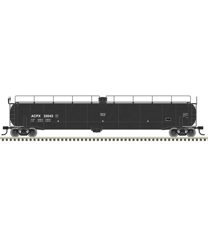 ACF 33,000-Gallon Tank Car - Ready to Run - Master(R) -- ACPX #32032 (black)